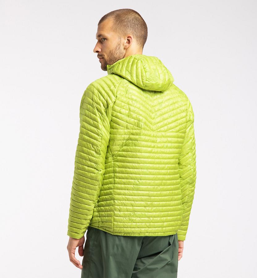 Haglöfs Mens L.I.M Mimic Down Jacket Light Green New Zealand 71462KHXW